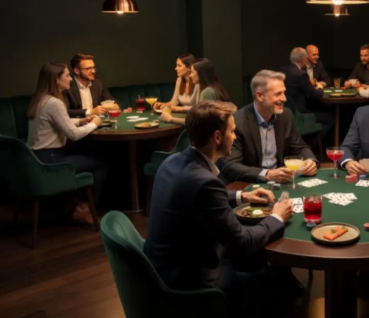 Afterwork v karetní lounge s koktejly a přáteli