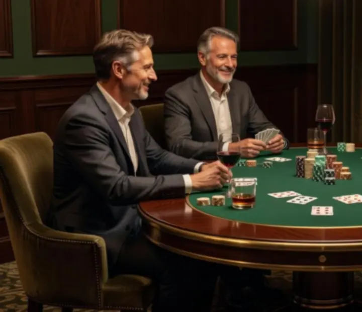 Soukromý pokerový večer v card roomu restaurace Vellaro